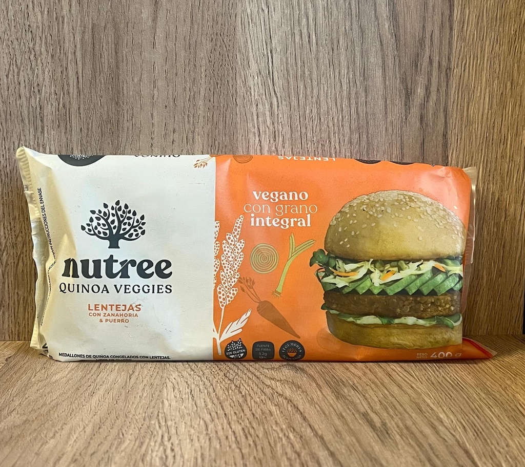 Medallones Lentejas Sin Tacc x 4 unidades Nutree