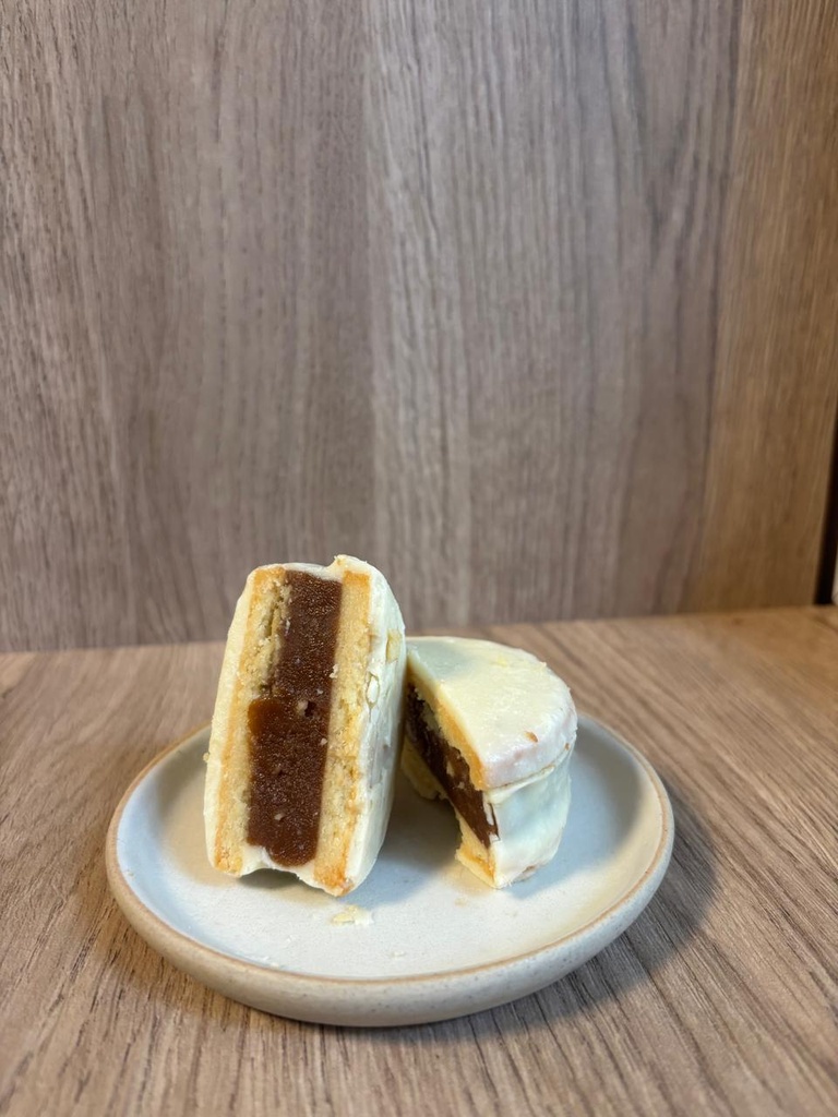 Alfajor keto de chocolate blanco NUTRISAU