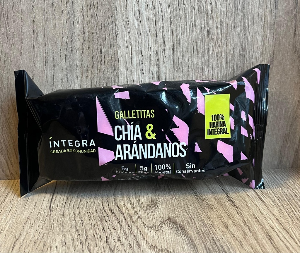 Galletita pocket Chia y arandanos x 72g Integra