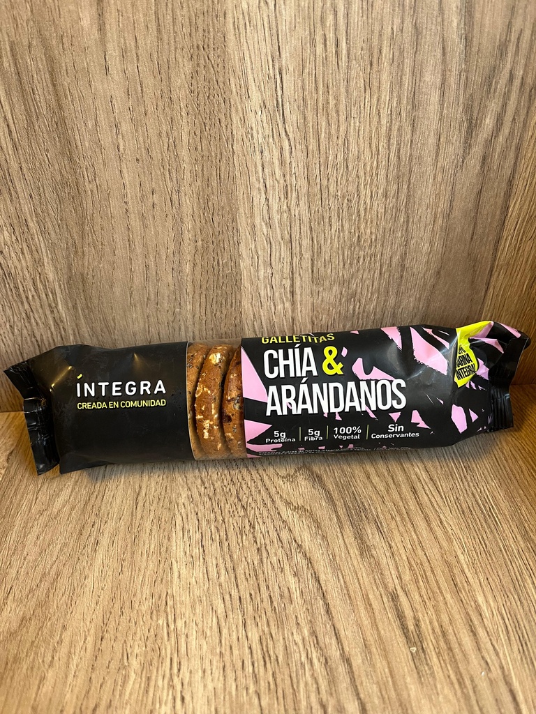 Galletita chia y arandanos x 200g Integra