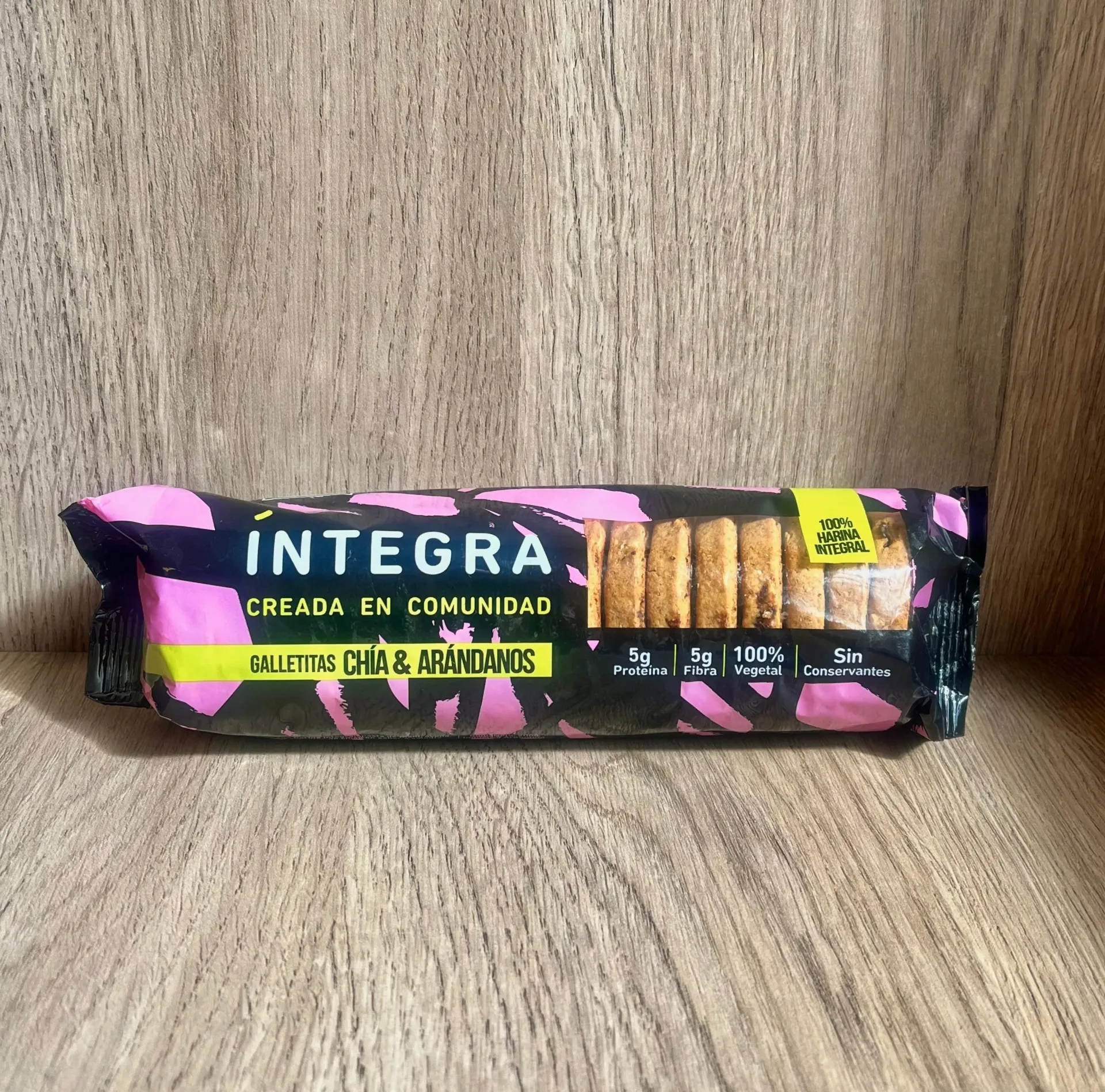 Galletita chia y arandanos x 200g Integra