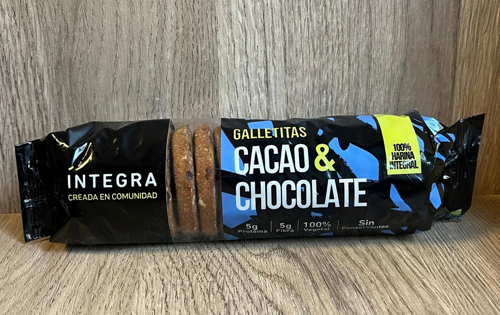 Galletita cacao y chocolate x 200g Integra