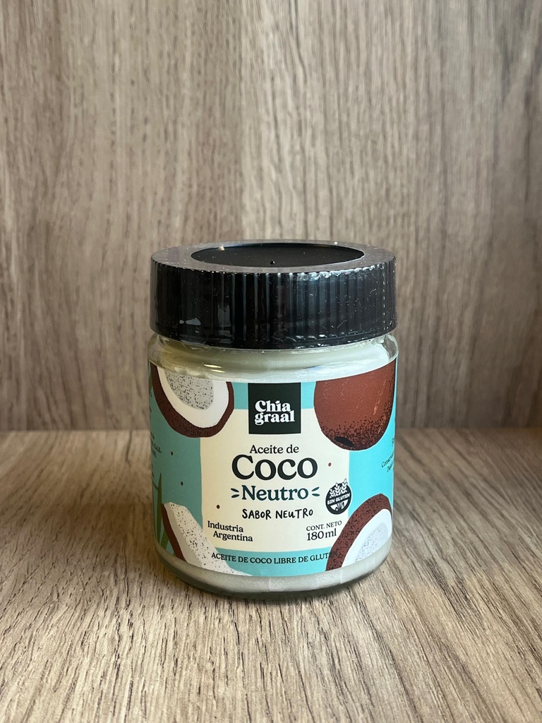 Aceite de coco neutro 180ml Chia graal