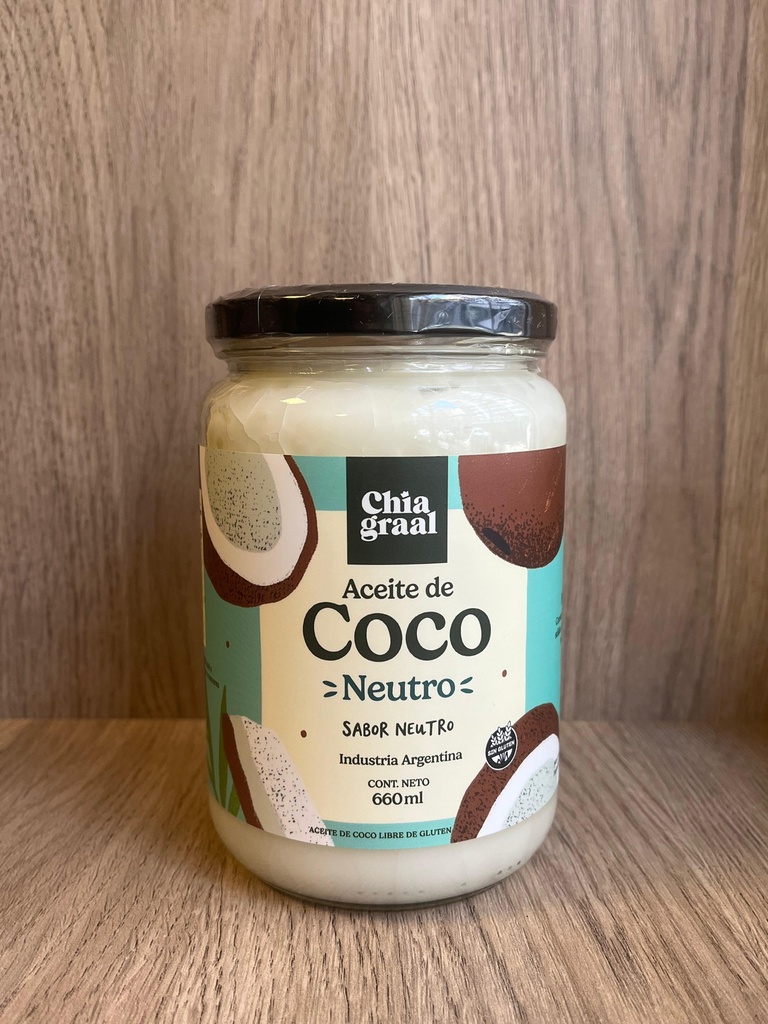 Aceite de coco neutro 660ml Chia graal