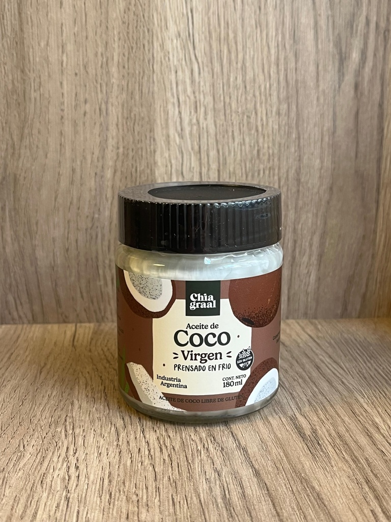 Aceite de coco virgen 180ml Chia graal