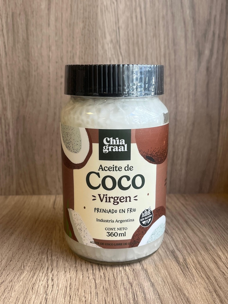 Aceite de coco virgen 360ml Chia graal