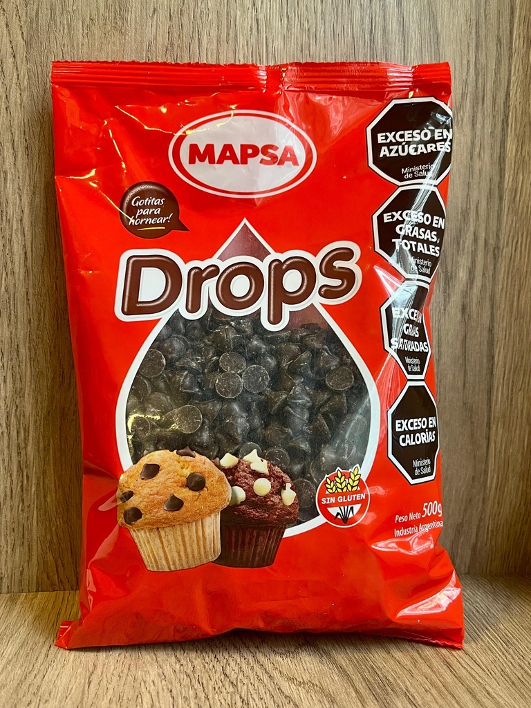 Chips de chocolate semi amargo Mapsa 500g