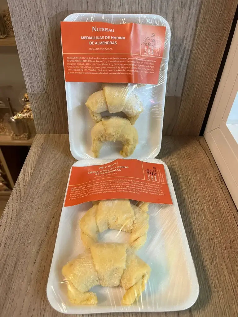 Medialuna congelada keto sin gluten 3 unidades Nutrisau 