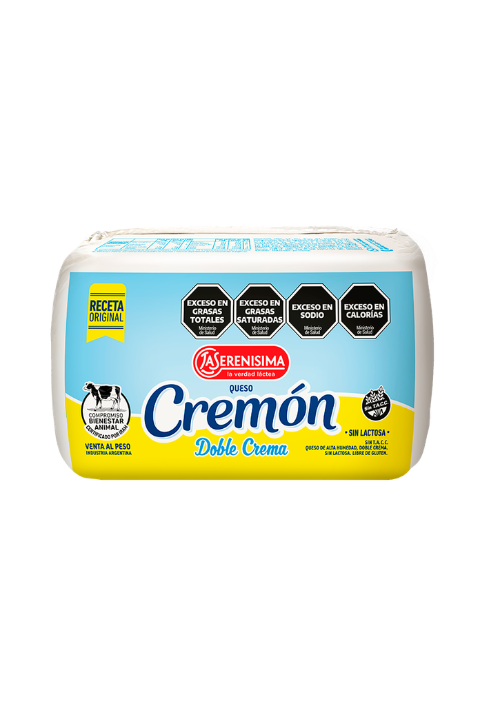 Queso cremoso Cremon doble crema La Serenisima 500g