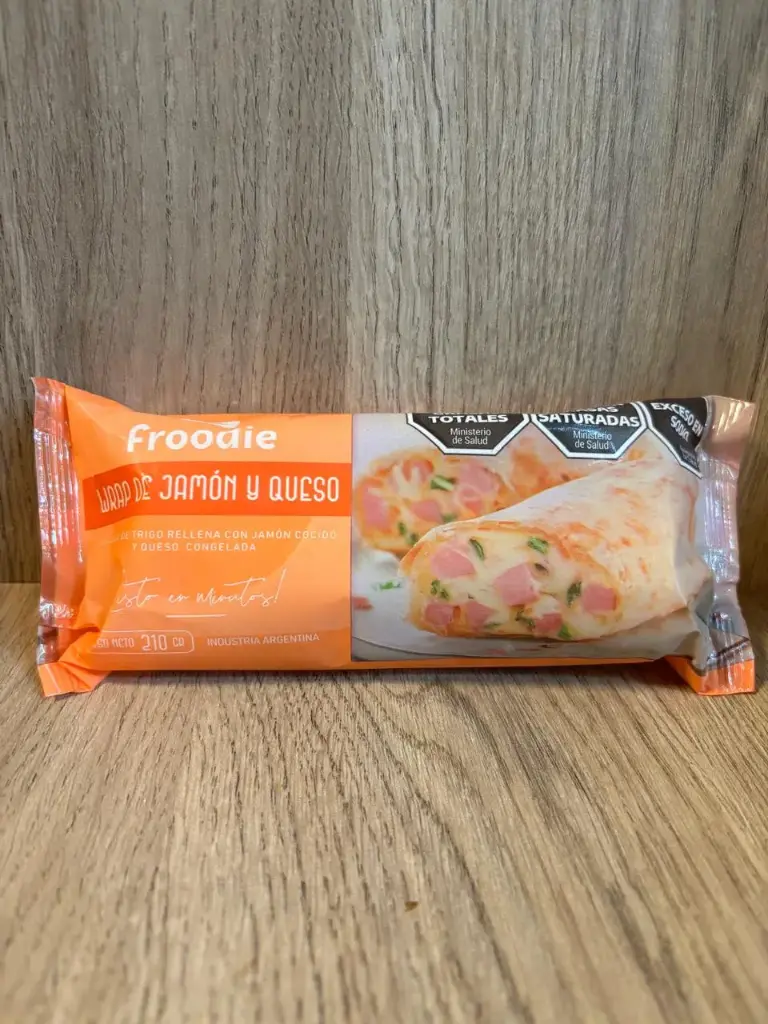 Wraps jamón y queso 210g Froodie
