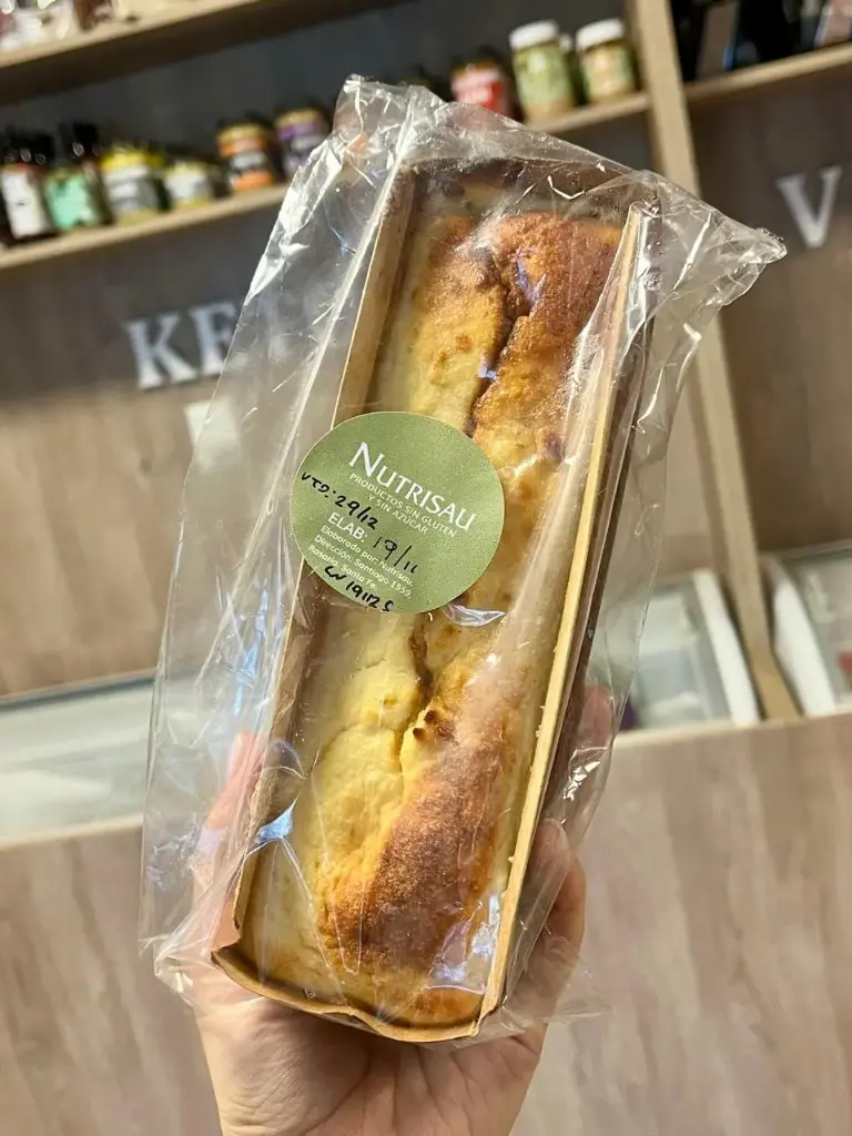 Budin proteico de coco y dulce de leche sin azúcar NUTRISAU 