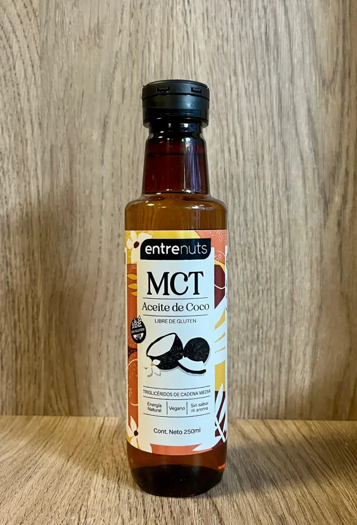 Aceite de coco MCT 250ml Entre Nuts