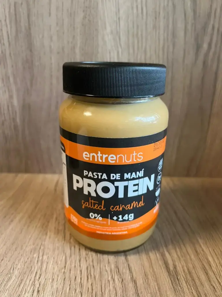 Pasta de maní Proteica Salted caramel 370g Entre nuts