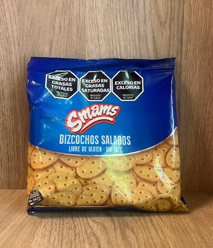 Bizcochitos salados sin tacc Smams