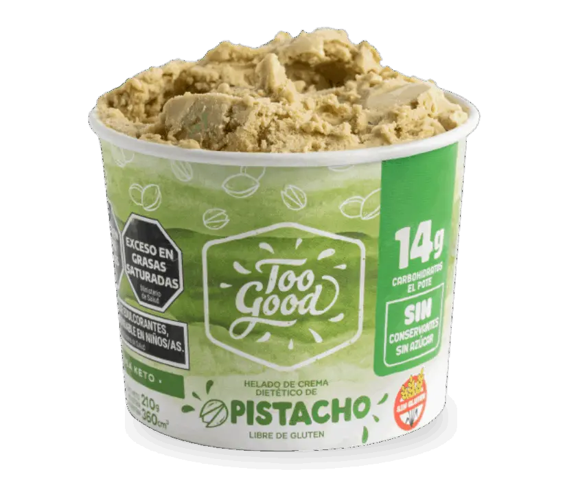 Helado pistacho KETO Tood Good 