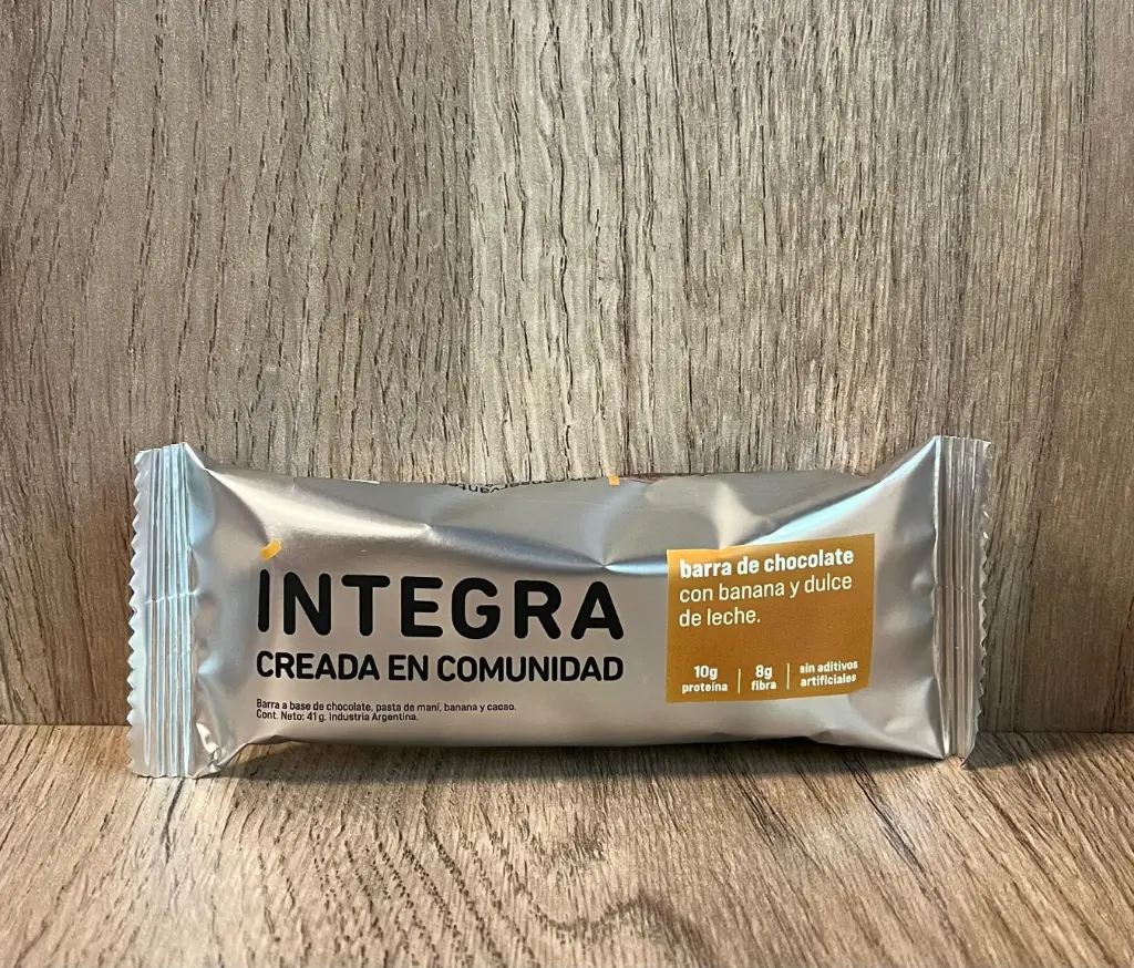 Barrita chocolate, banana y ddl Integra