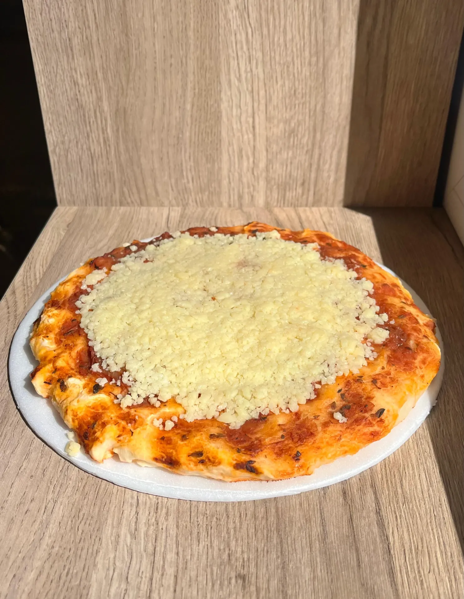 Pizza con queso sin gluten NUTRISAU