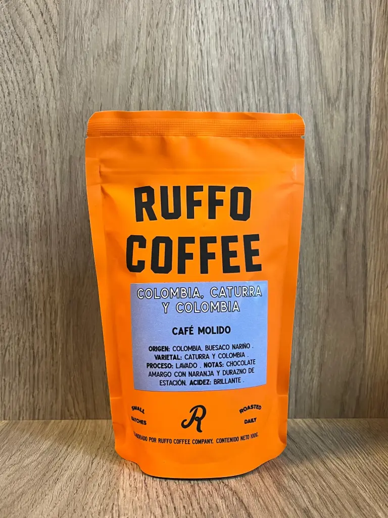 Café Colombia Buesaco molido 100g Ruffo Coffee 