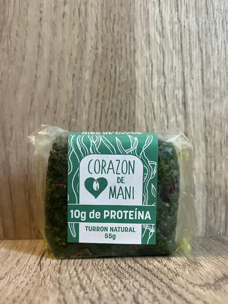 Turron de mani espirulina Nutz 
