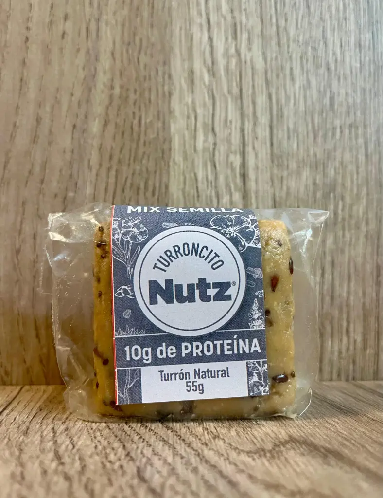 Turron de mani mix de semillas Nutz