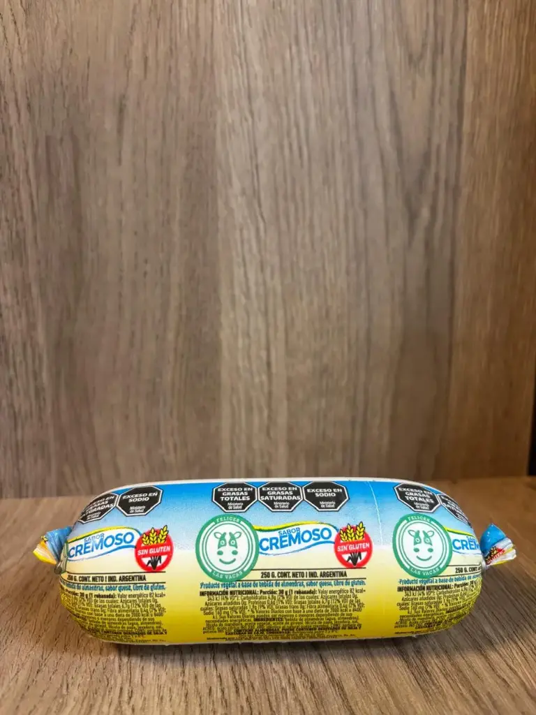 Queso cremoso de almendra vegano sin tacc 250g Felices 