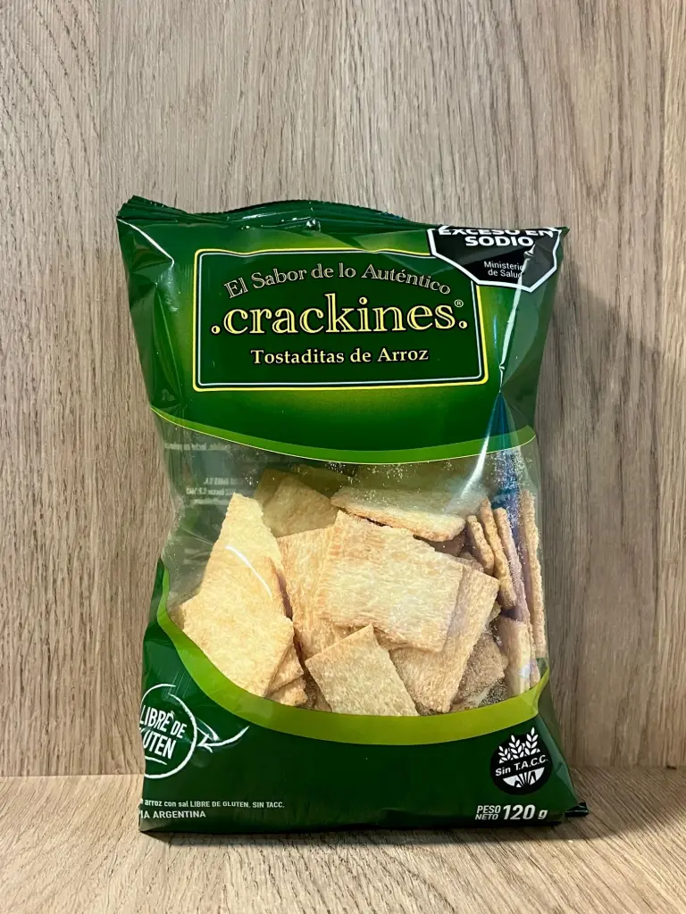 Tostaditas de arroz Crackines 