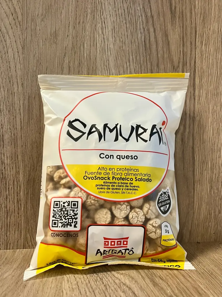 Snack proteico con queso Samurai