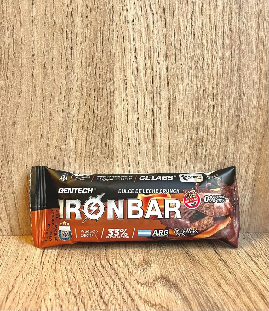 Iron bar dulce de leche 46g Gentech