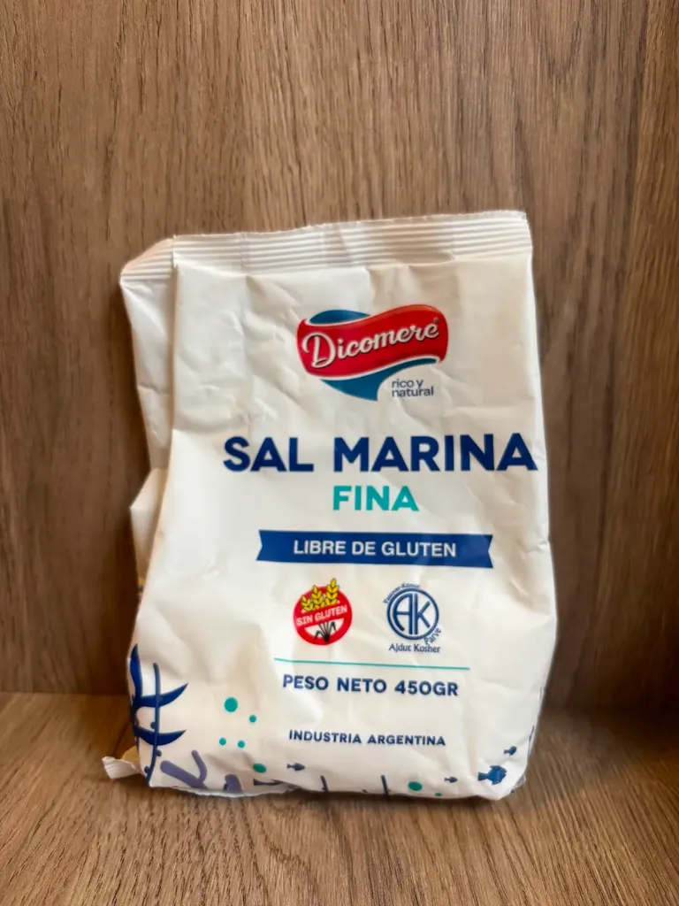 Sal marina fina sin gluten x 450g DICOMERE