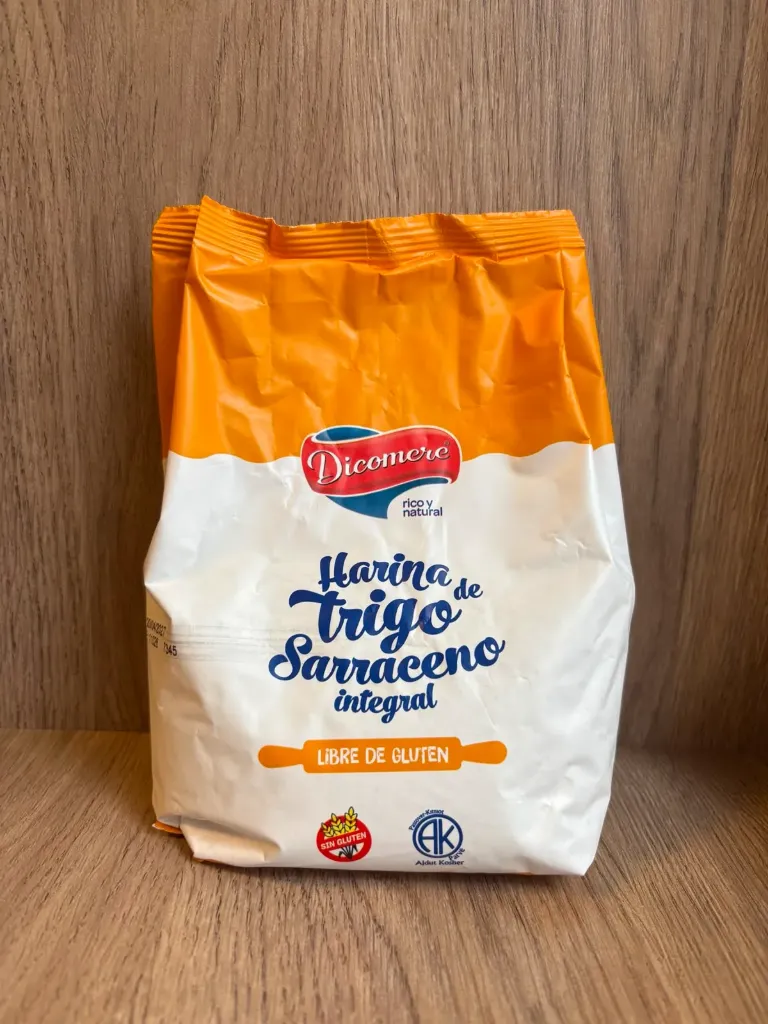 Harina de trigo sarraceno integral sin gluten x 450g DICOMERE