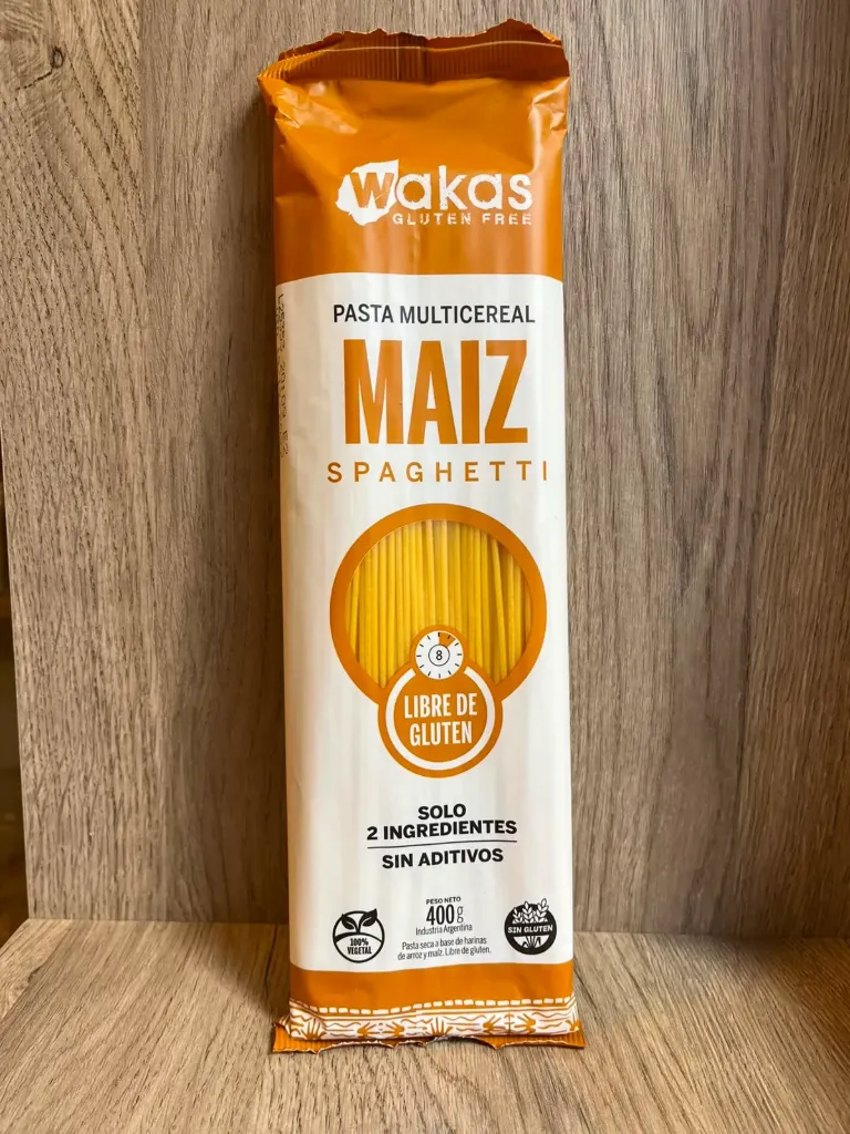 Pasta Maiz Spaghetti 400g Wakas