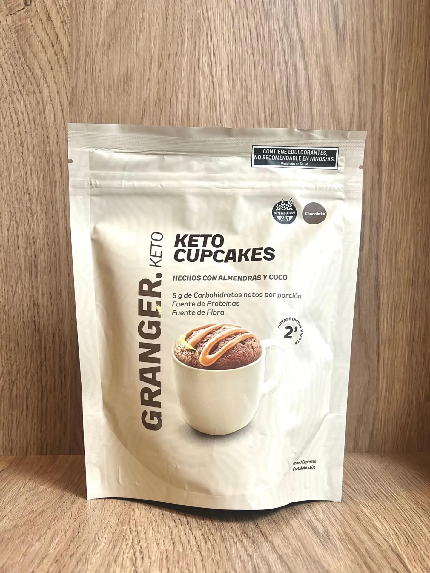 Premezcla cupcakes keto chocolate Granger 200g