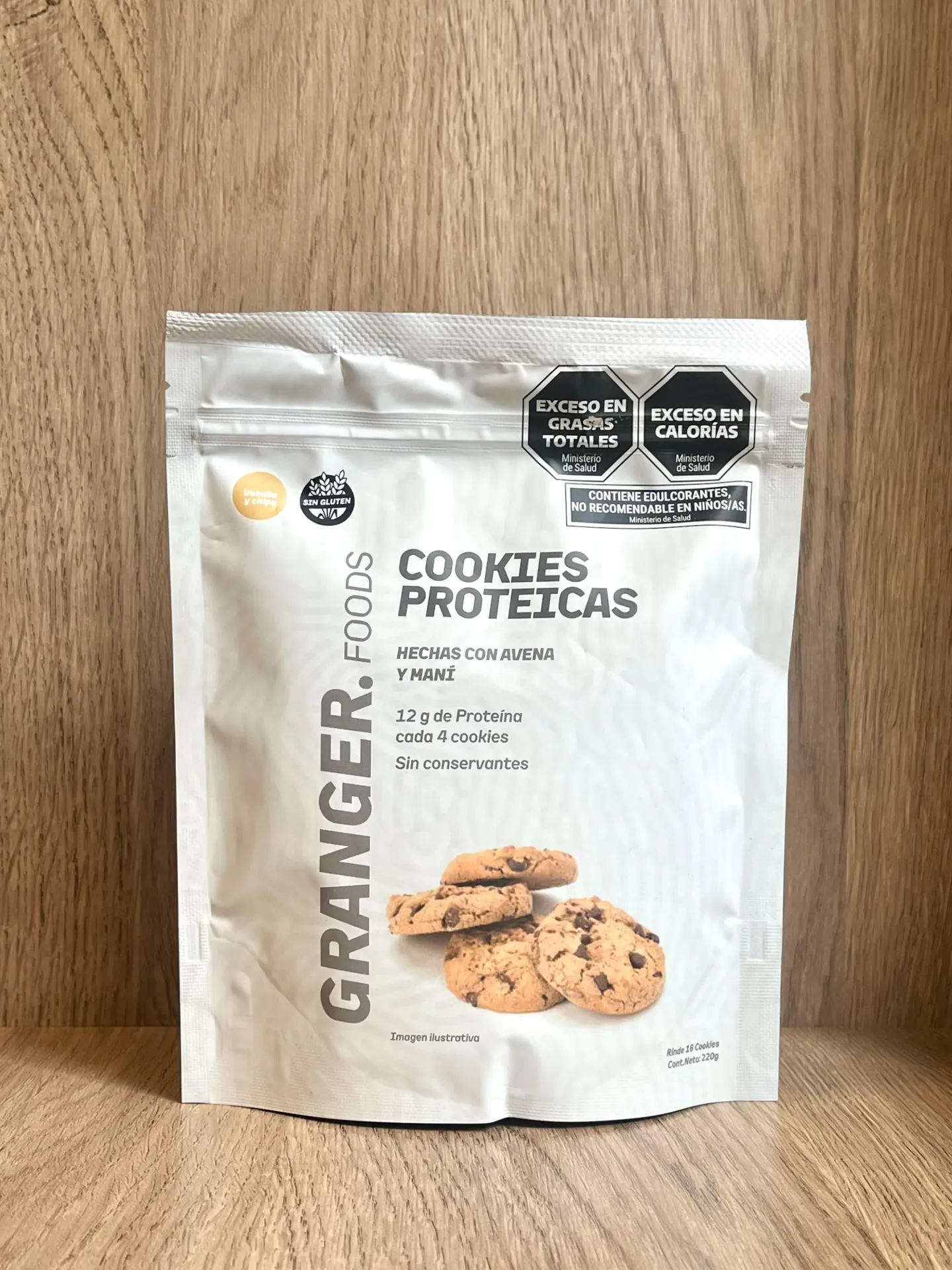 Premezcla cookies proteicas con chips Granger 220g