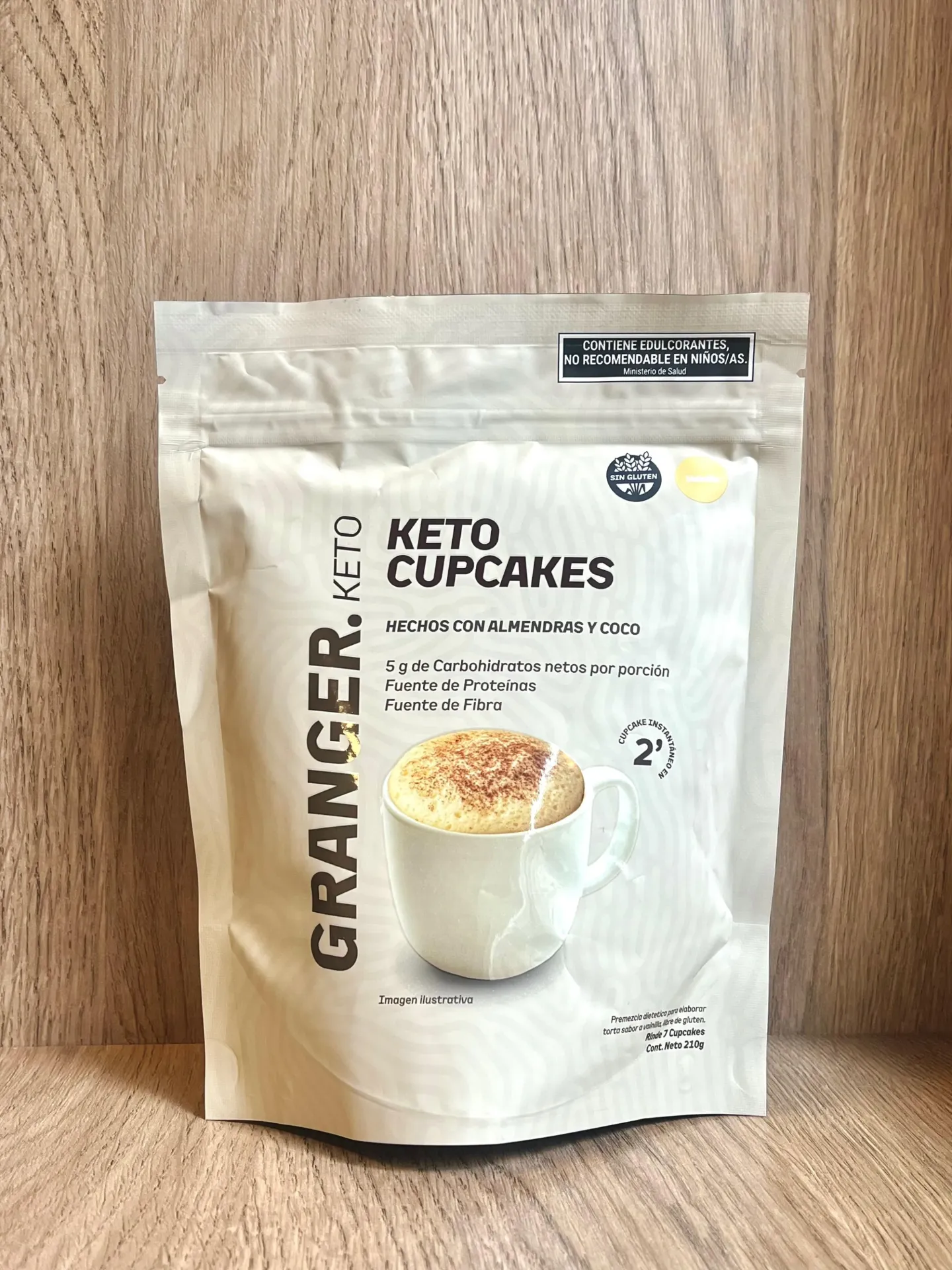 Premezcla cupcakes keto vainilla Granger 200g