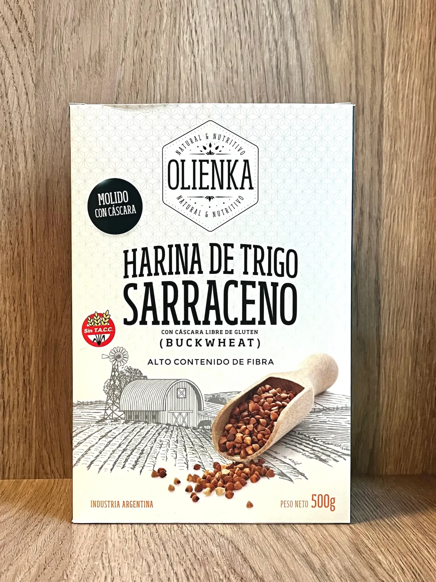 Harina de trigo sarraceno 500g Olienka