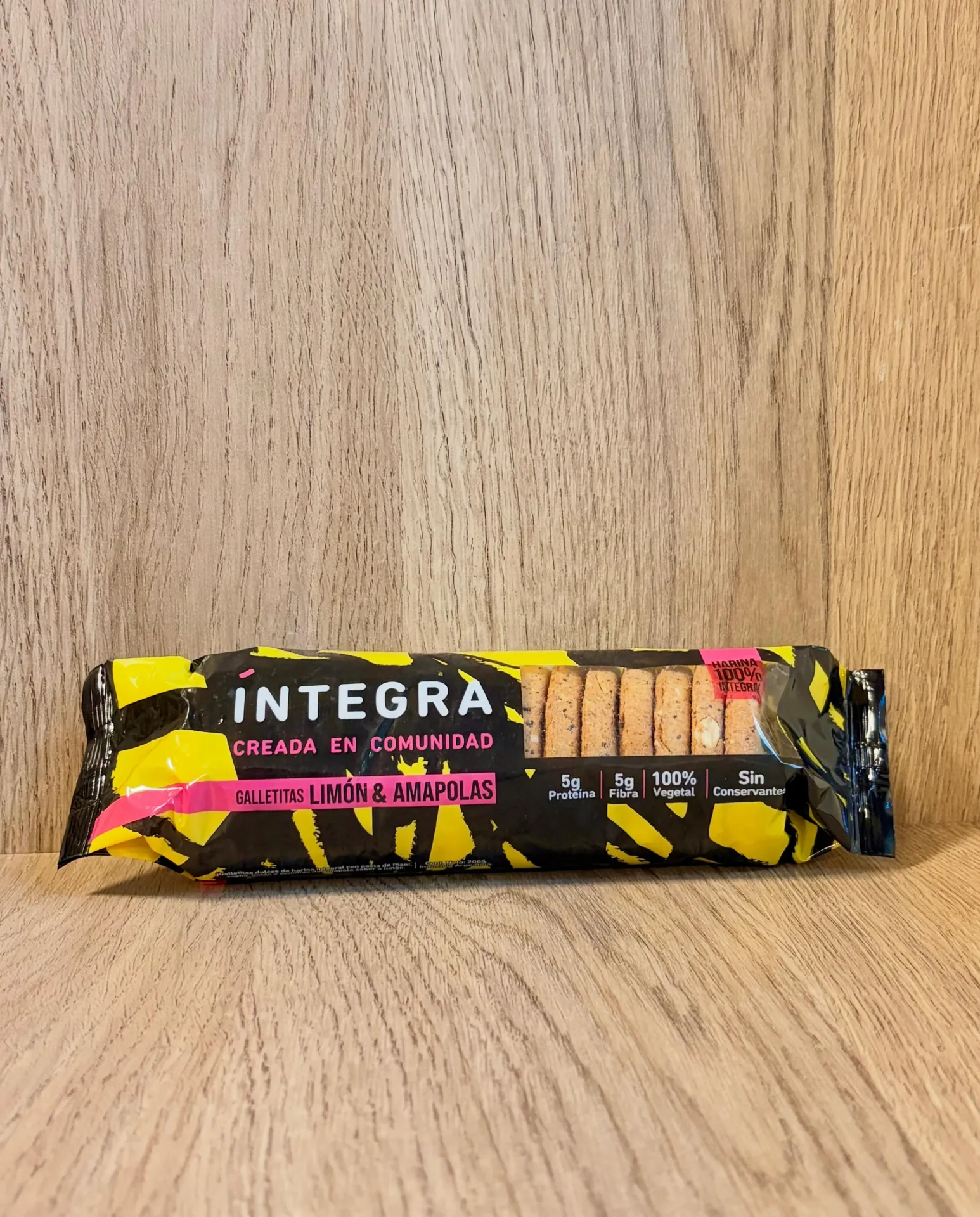 Galletita LIMON y AMAPOLA x 200g Integra