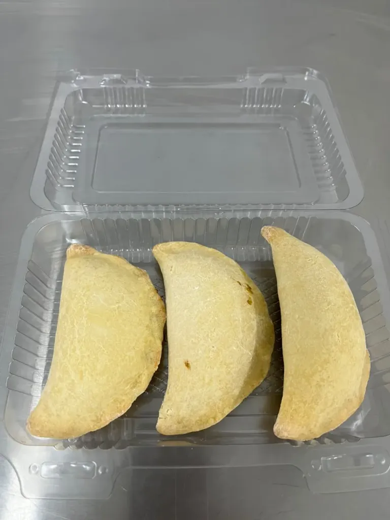 Empanadas de pollo sin gluten cocidas y congeladas x3 unidades NUTRISAU