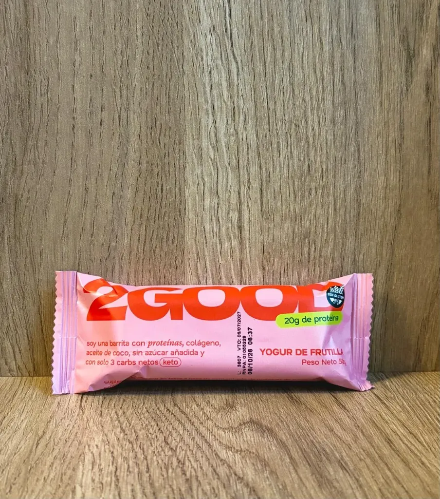 Barrita proteica yogur de frutilla 2GOOD