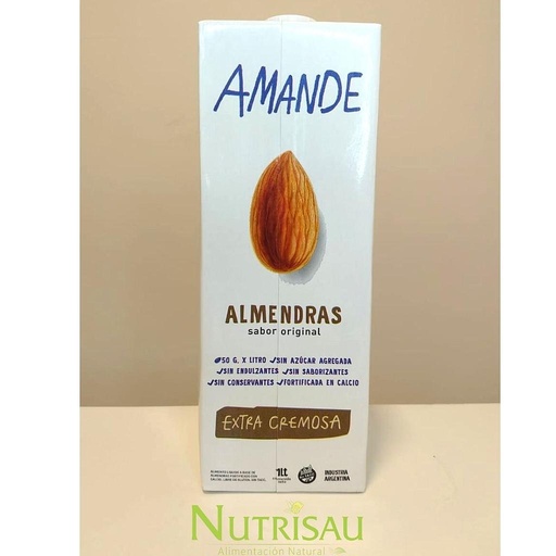 Leche de almendras vegana sin tacc 1L Amande