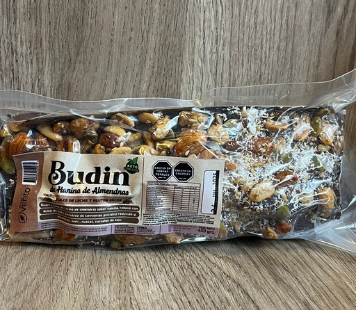 Budin keto con dulce de leche y frutos secos keto Vento