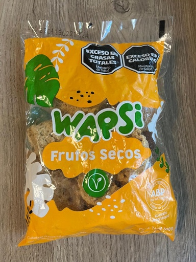 [gallesNATURAL_frutossecos] Galletitas veganas Frutos secos 180g Wapsi