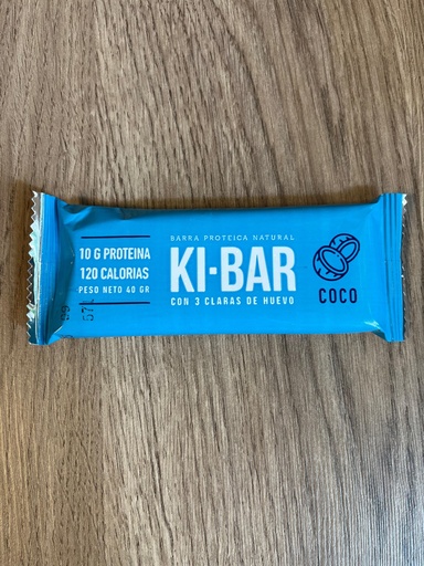 Barrita proteica 40g coco Kibar