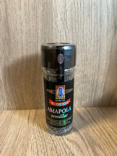 Amapola frasco vidrio El Castillo