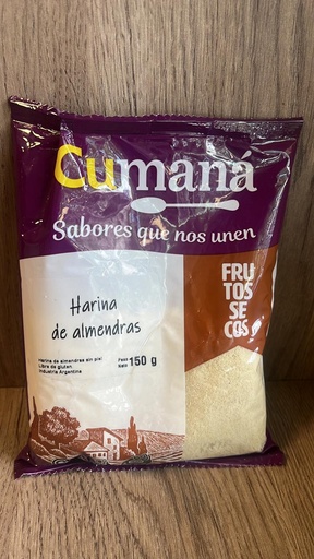 Harina de almendras SIN piel 150G CUMANA