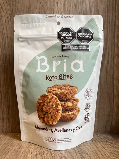 Snack keto almendras, avella y choco Bria