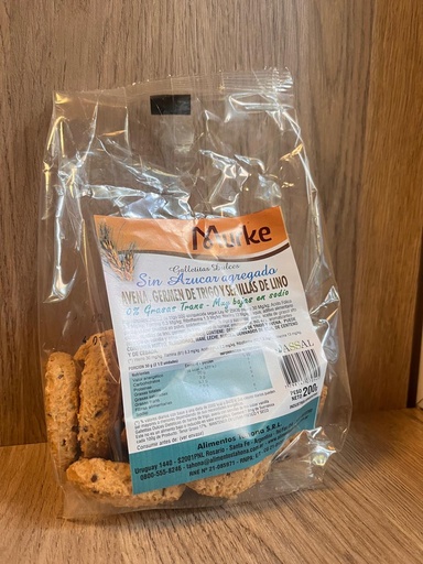 Galletitas dulces Avena, germen de trigo y lino sin azucar MURKE