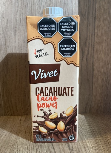 Leche de maní Cacao 1Lt Vivet