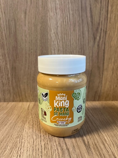 Pasta de maní Crunchy 350g Mani King
