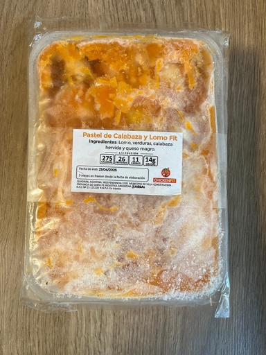 Pastel de calabaza SIN TACC. ChickenFit