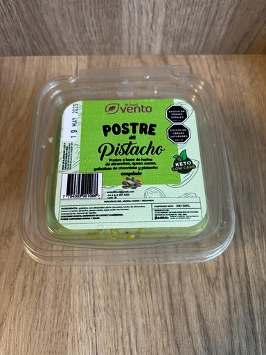 Postre de Pistacho keto VENTO